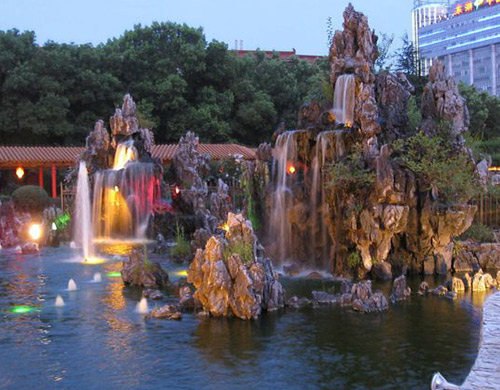 庭院假山喷泉设计安装